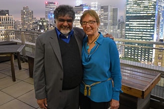 Sunil Weeramantry and Carol Jarecki